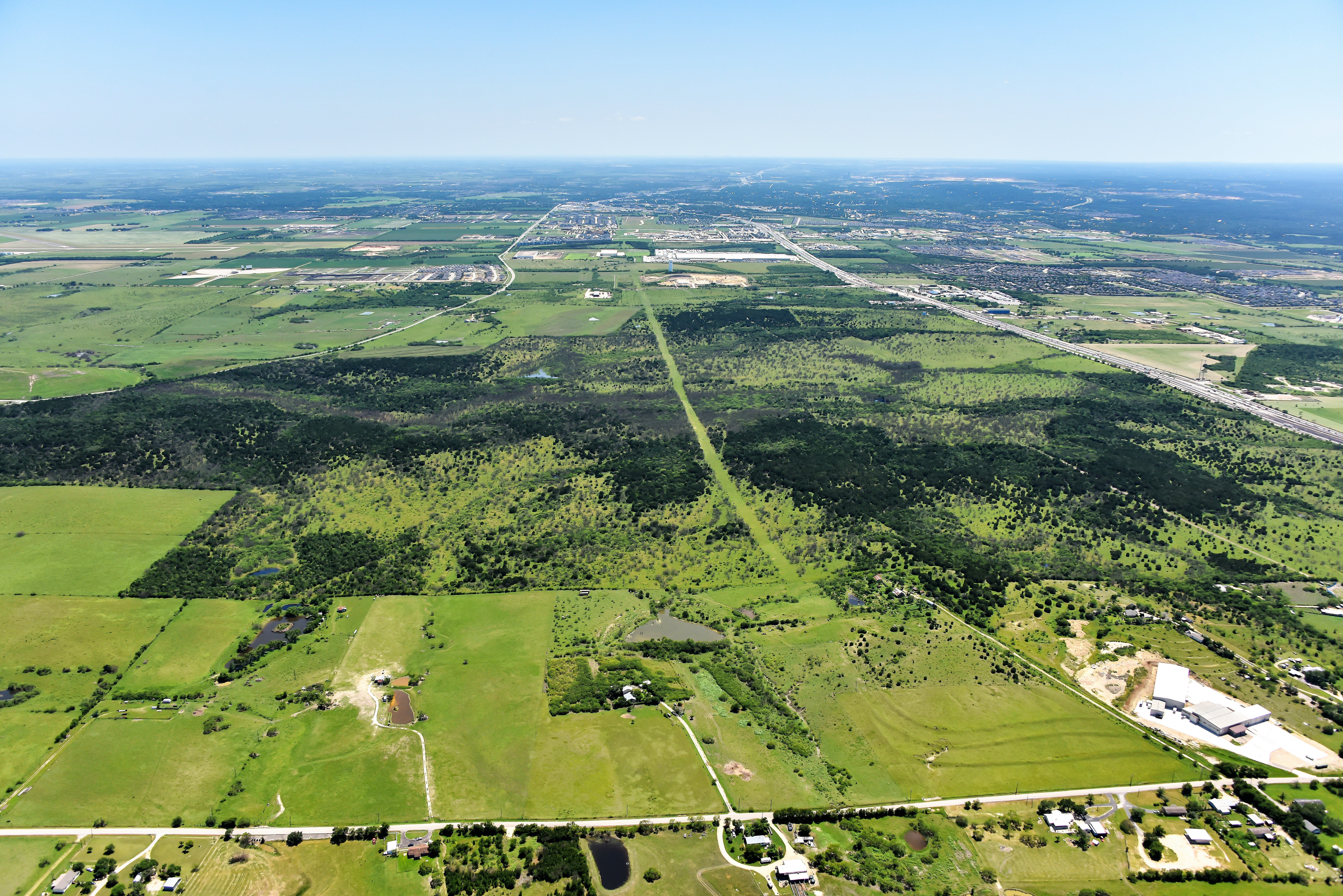 Mayfair - East Side of I-35 looking south (2)