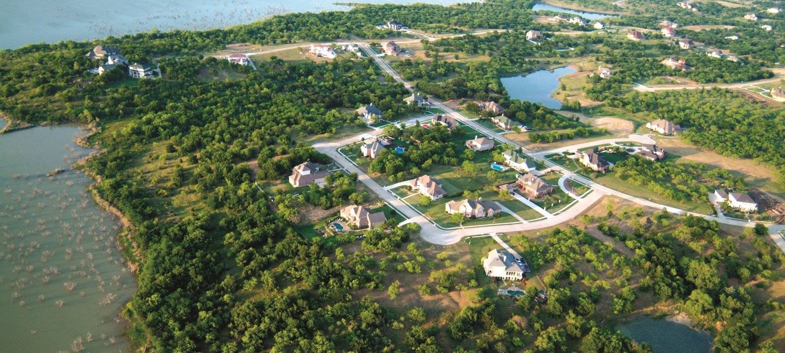 Lake Ridge water view of development smaller