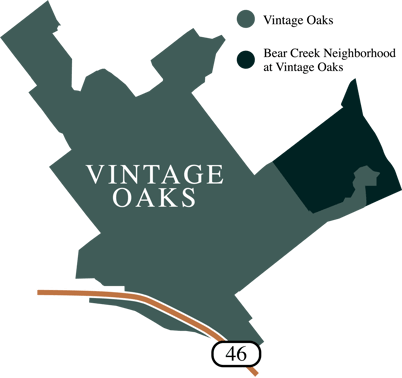 Bear Creek At Vintage Oaks 1 2 Acre Greenbelt Homesites With Views