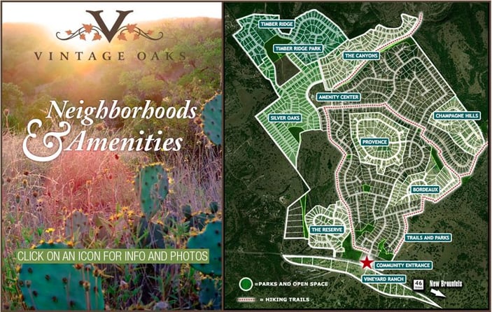 Vintage Oaks Community Map