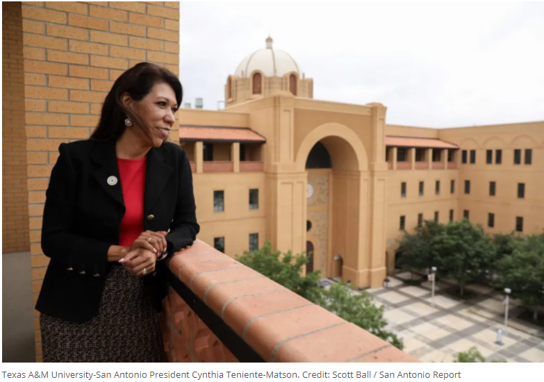 Dr. Cynthia Teniente-Matson, President of Texas A&M - San Antonio